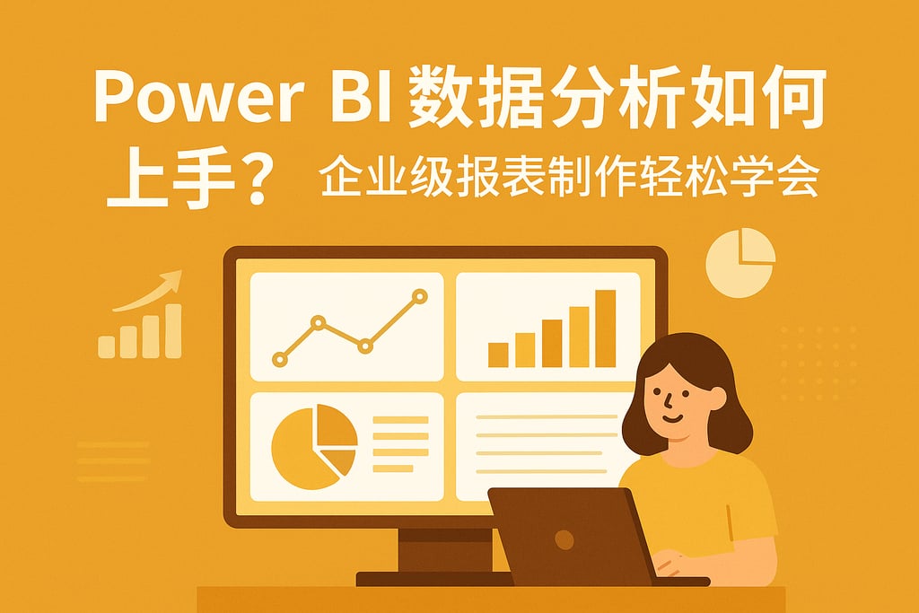 Power BI数据分析如何上手？企业级报表制作轻松学会